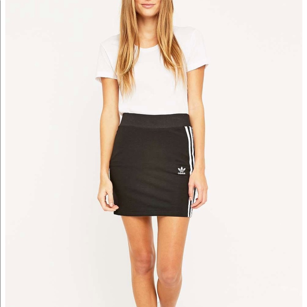adidas mini skirt